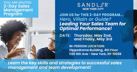 2-Day Sales Management Program in May!